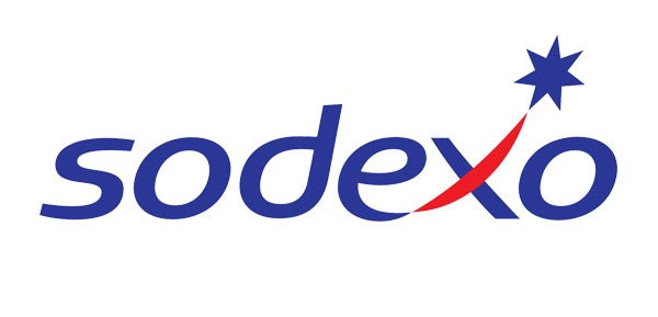 Sodexo logo on a white background